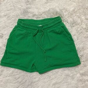 ZARA Sweartshorts Green Size S